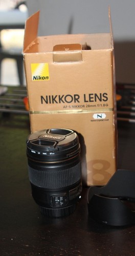 Objectif nikon 28mm - af-s,