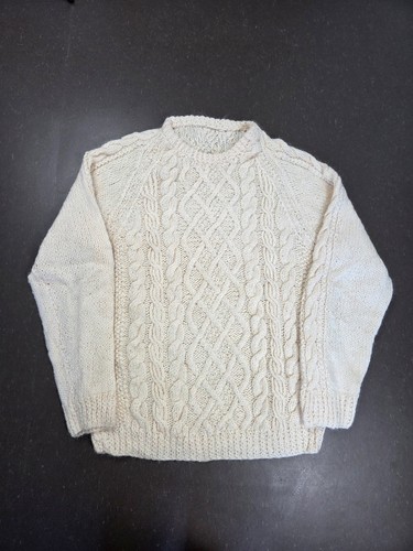 Pull vintage torsadé - , aran