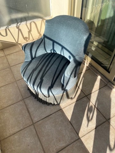 Fauteuil crapaud tissu - fauteuil, en