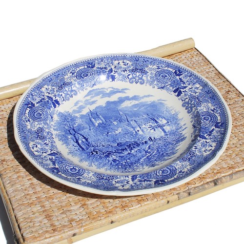 Ancien plat creux faïence - ancien,