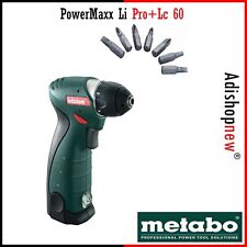 METABO® PowerMaxx Li Pro + LC 60 PROFESSIONAL SCREWDRIVER WITH ORIGINAL CASE