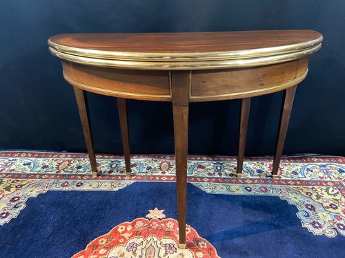 Console table demi lune xixe - console,