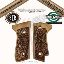 Poignées Zib série poignées de pistolet en bois pour Beretta 92S