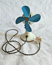 Old metal fan circa 1945-1955 France