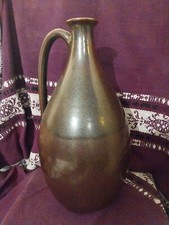 Sambadel enamelled sandstone "Jug" pottery signed pottery XXth "vintage"