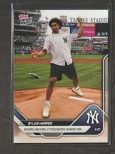 2025 MLB Topps NOW #340 1st Pitch Dylan Harper San Antonio Spurs Rookie RC