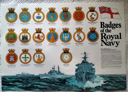 Badges the royal navy - badges, of