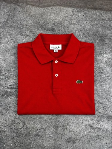 Polo lacoste rouge classic - lacoste, fit