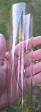 Antique glass tube crystal fireplace OIL LAMP old lamp Fireproof FRANCE 