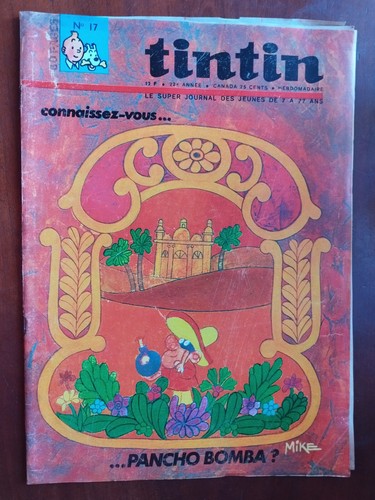 Tintin 1967 pancho - 25/04/1967,