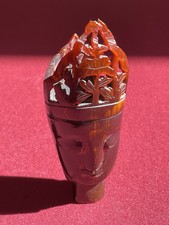 Asian Art Sculpture Statuette Bust Natural Material Handmade