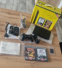 Console PS2 Slim / Complète En Boîte / Pack 2 Jeux / Sans Cales