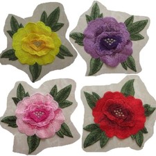 APPLIQUE FLEUR et FEUILLE