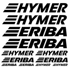 HYMER ERIBA autocollant sticker camping caravane caravan 12 Pièces