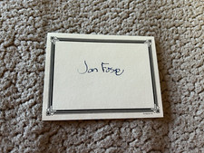 Author JON FOSSE Signed Bookplate SEPTOLOGY Book AUTOGRAPH