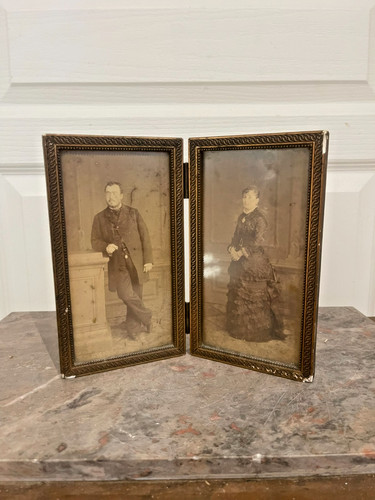 Ancien double cadre - ancien, photo