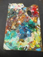 PALETTE D'ARTISTE PEINTRE