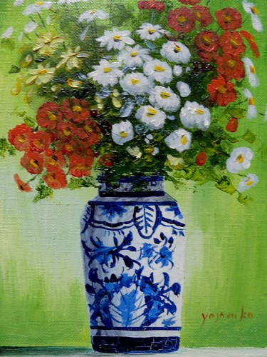 Tableau moderne bouquet - tableau,