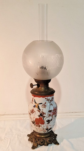 Lampe pétrole époque - pétrole, d'époque
