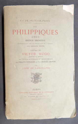 Les philippiques odes éd - odes,
