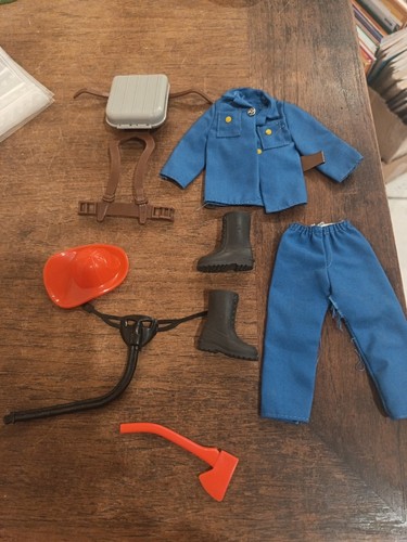 Tenue pompier big jim - tenue, mattel