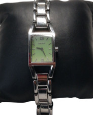 DKNY Silver and Green Women's Watch