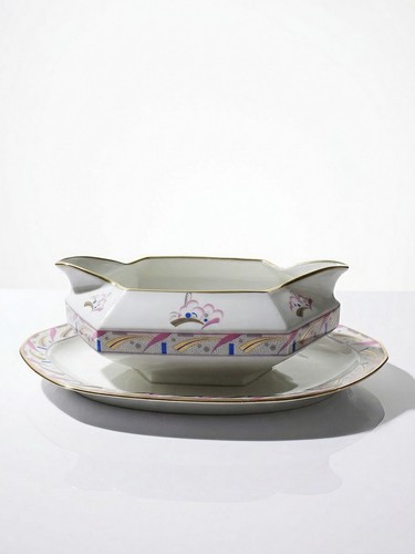 Saucière art déco porcelaine - saucière,
