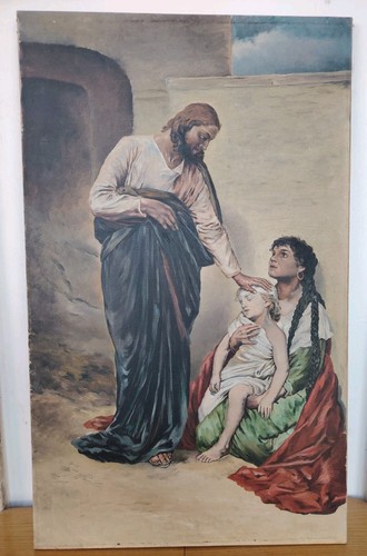 Ancienne peinture huile - peinture, à