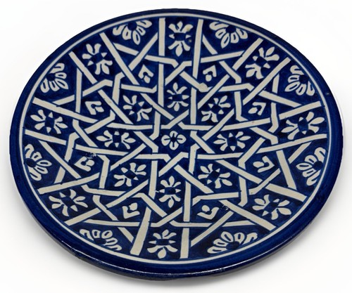 Rare plat assiette signé - plat,