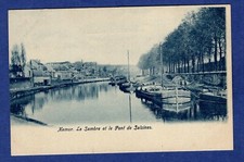 Bn/ postcard / postcard / Namur, La Sambre and the Pont de Salzines / Belgium /