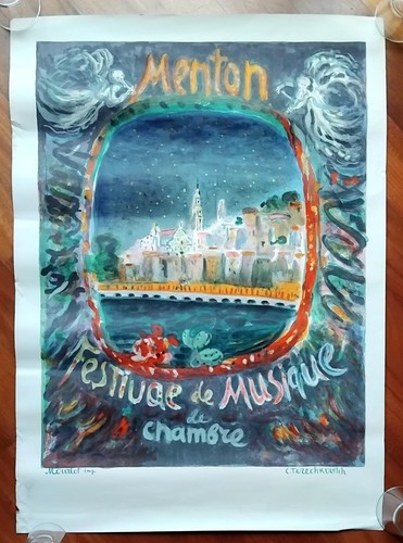 Affiche vintage 1966 tirage - affiche,