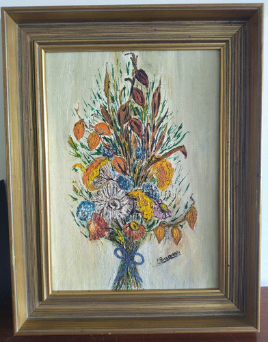 Bouquet floral peinture à - –,