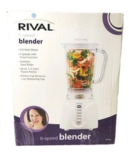 Rival Electric 6 Speeds Countertop Blender 48 oz. DC-TB170 NOB