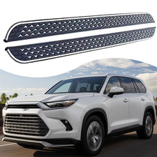 Running Boards Side Steps Nerf Pedals Bar Fit Toyota Grand Highlander 2024 25 26