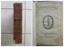 SIGONIO : IN FASTOS CONSULARES. Alde, 1556 + OCCIDENTALI IMPERIO, 1578.