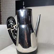Vintage Sunbeam AP74 CoffeeMaster Chrome Black Coffee Pot Percolator