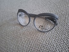 PQ By RON ARAD Eyeglasses Butterfly Model D706 Color (G46) Gray 56-15