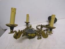 ancien lustre en bronze de