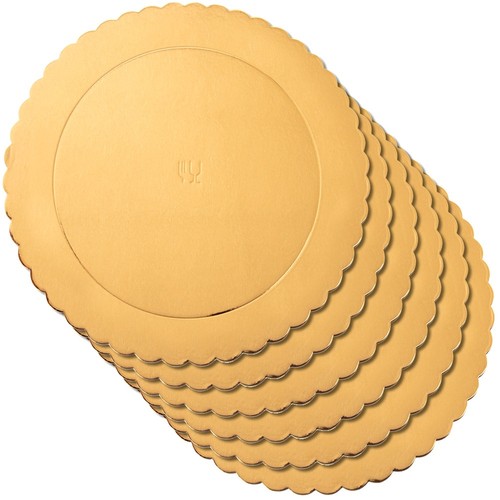 Plateau tarte doré rond - rond, 26