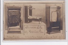 LEVALLOIS PERRET: advertising photo card for the wardrobe - bed DERRIEN P