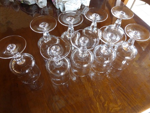 Lot 9verres vin bourgogne - lot,