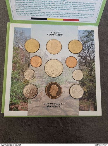 Coffret francs belgique 1993 - coffret,