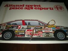 ALFA ROMEO DEALER POSTER "ALFASUD SPRINT" 98X68 EXCELLENT CONDITION