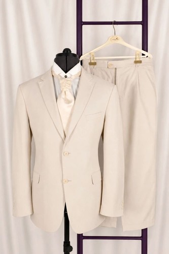 Costume sergio vitti blanc - costume,