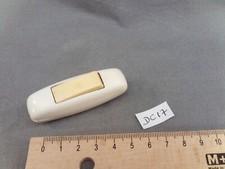 Antique White Unipolar Switch for Soft Wire, Rocker (DC17)