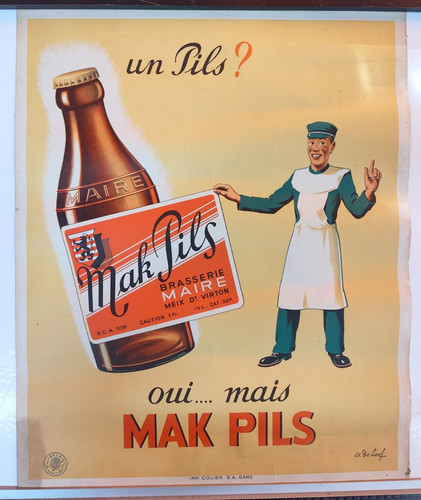 Ancienne affiche publicitaire