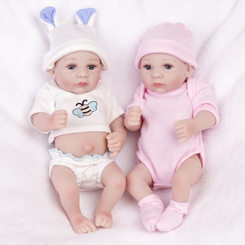 Twins baby dolls lifelike - 10",