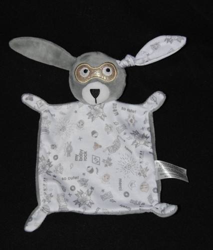 Doudou plat lapin chien ikks - plat,