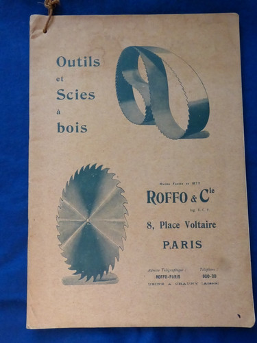 Ancien catalogue roffo cie - catalogue, &