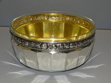 -COUPE A FRUITS, PLAT OU SALADIER XXe ARGENT MASSIF ALLEMAGNE 800 POIDS 235g D